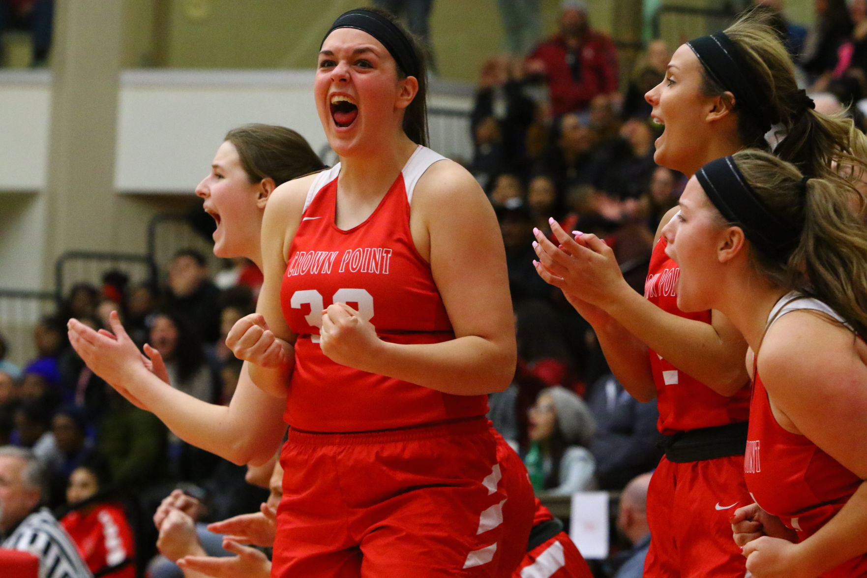 Girls Basketball Sectionals - E.C. Central vs. Crown Point